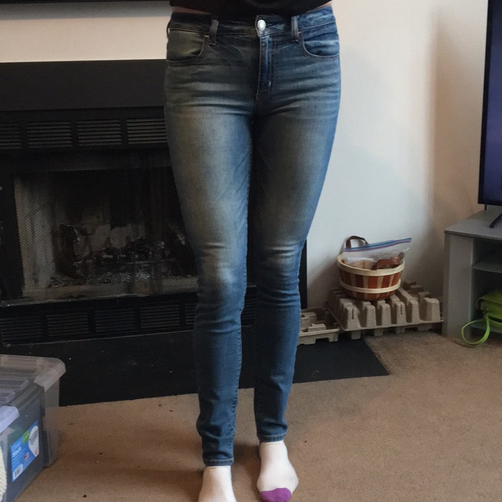 American Eagle High Waisted Skinny Jeans